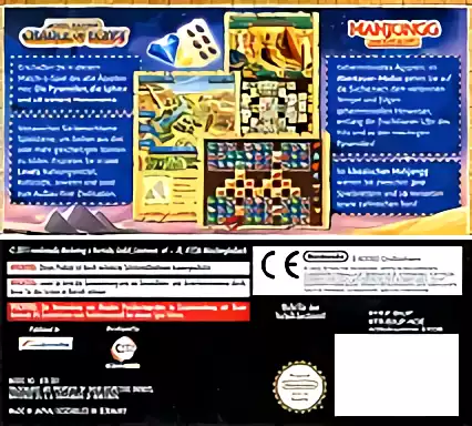 Image n° 2 - boxback : Jewel Master - Cradle of Egypt - Mahjongg - Ancient Egypt (2 Games in 1)
